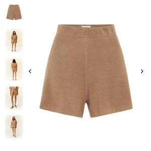 St Agni Spencer Shorts, Almond